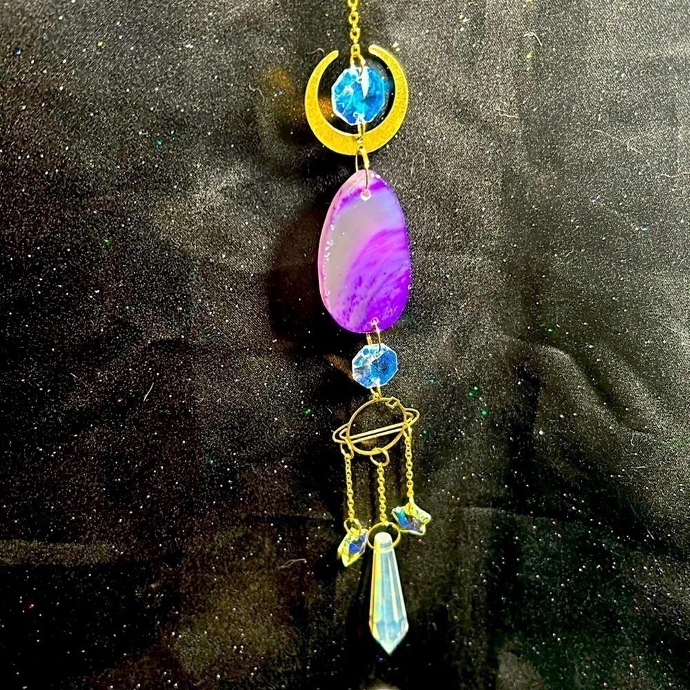 🌟Gold Rainbow 🌈 Crystal Sun Catcher (2)🌟